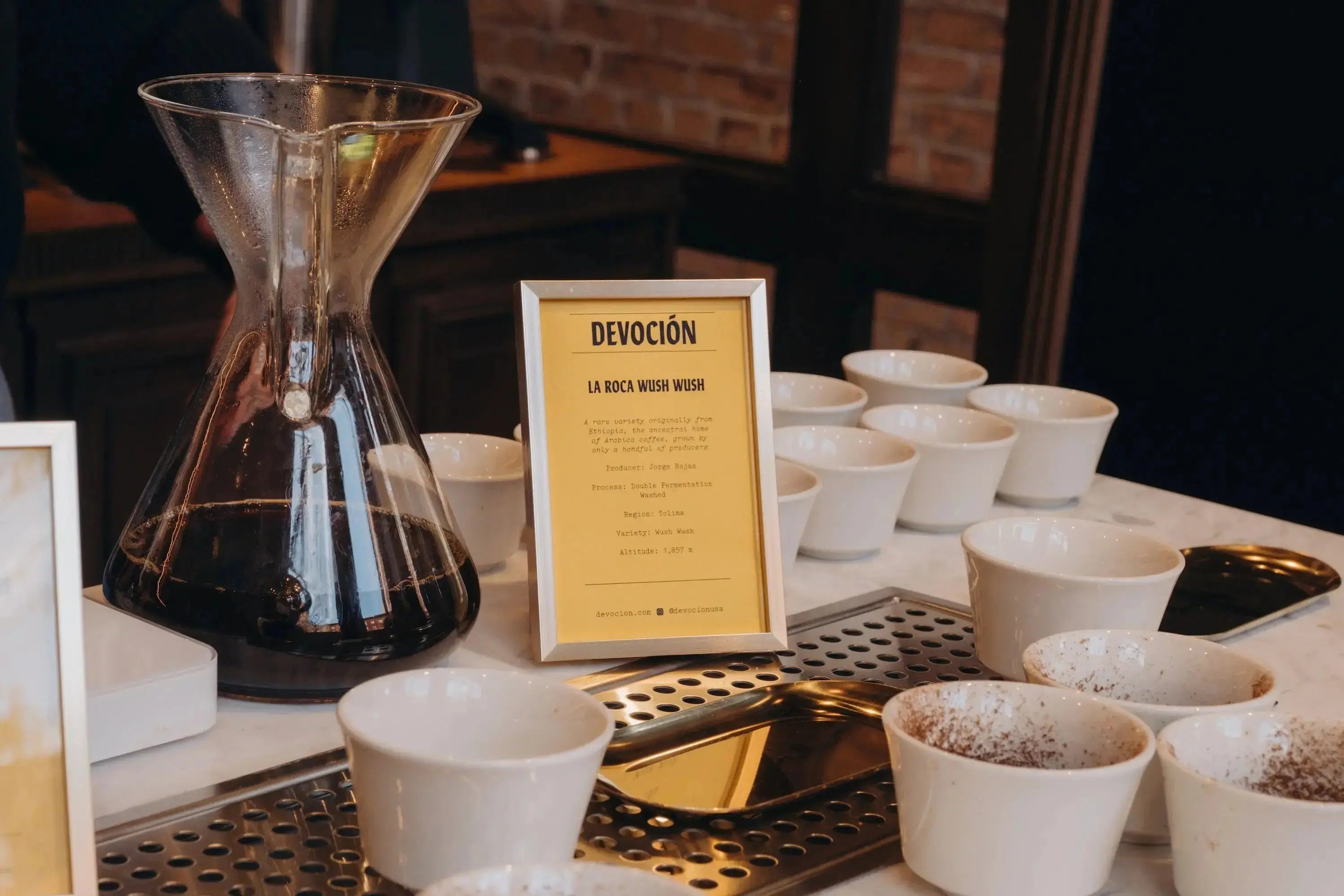 Devoción  POUR OVER COFFEE CLASS